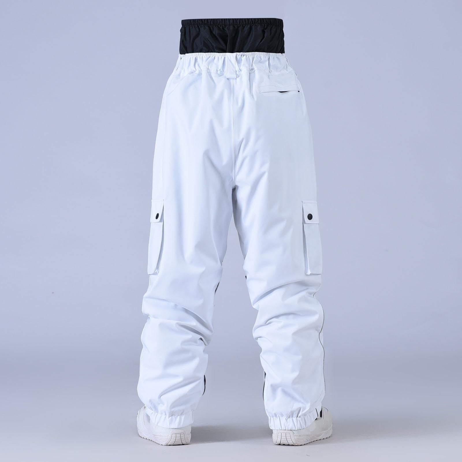 Generico Pantalone Sci Uomo Impermeabili Pantaloni Sci Caldo Baggy Snowboard Pants Tecnici Pantalone Neve Invernali Salopette Trekking