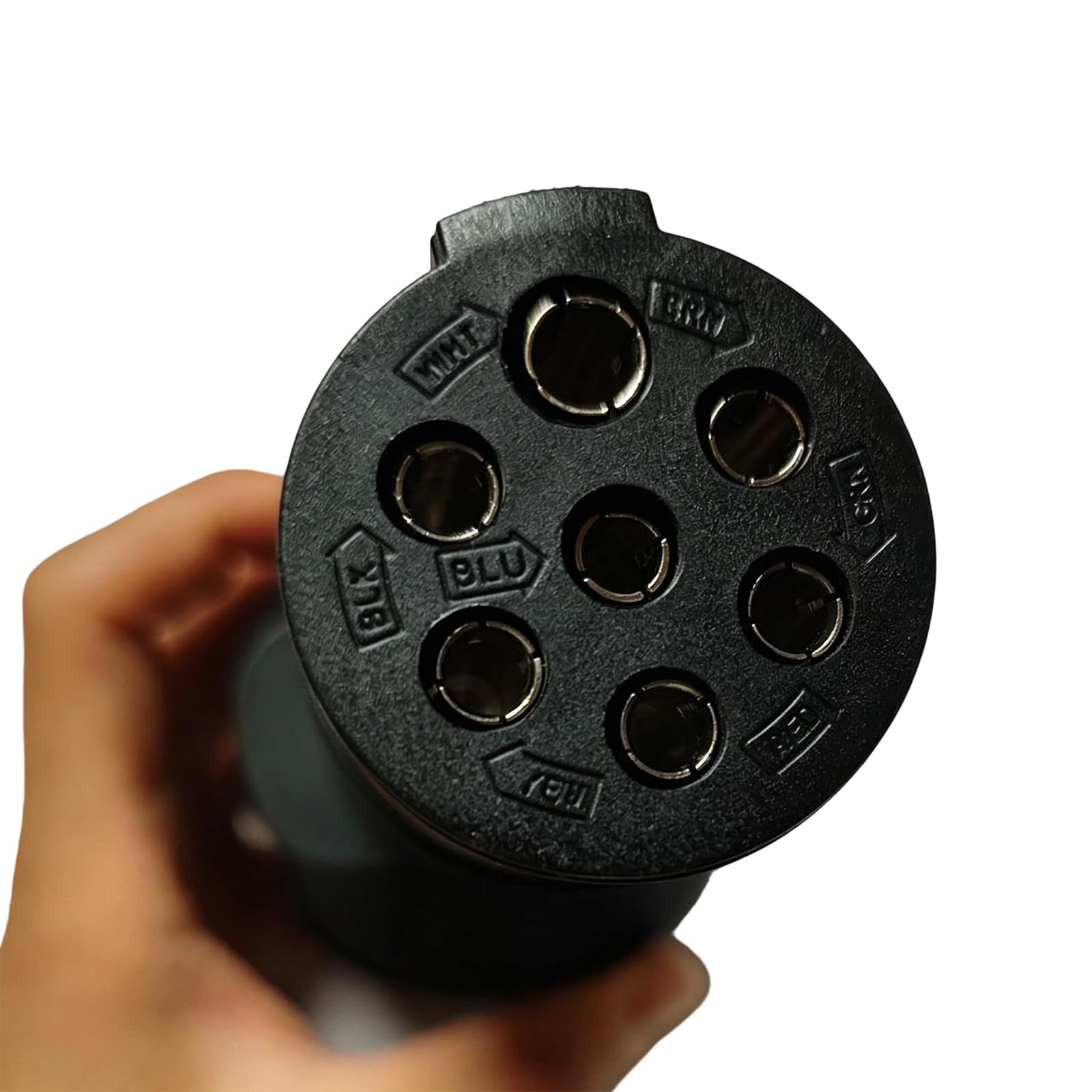 Acoplador de cableado para remolque, conector de vehículo de 13