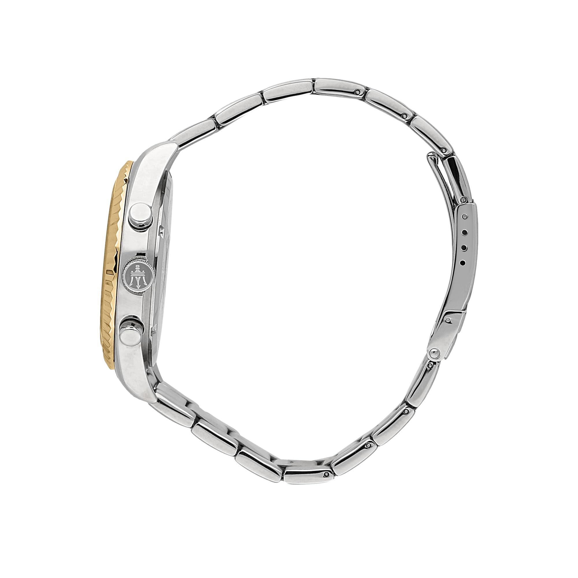 Maserati Orologio da uomo, Collezione Competizione, in Acciaio, PVD Oro, con cinturino in Acciaio inossidabile - R8853100021