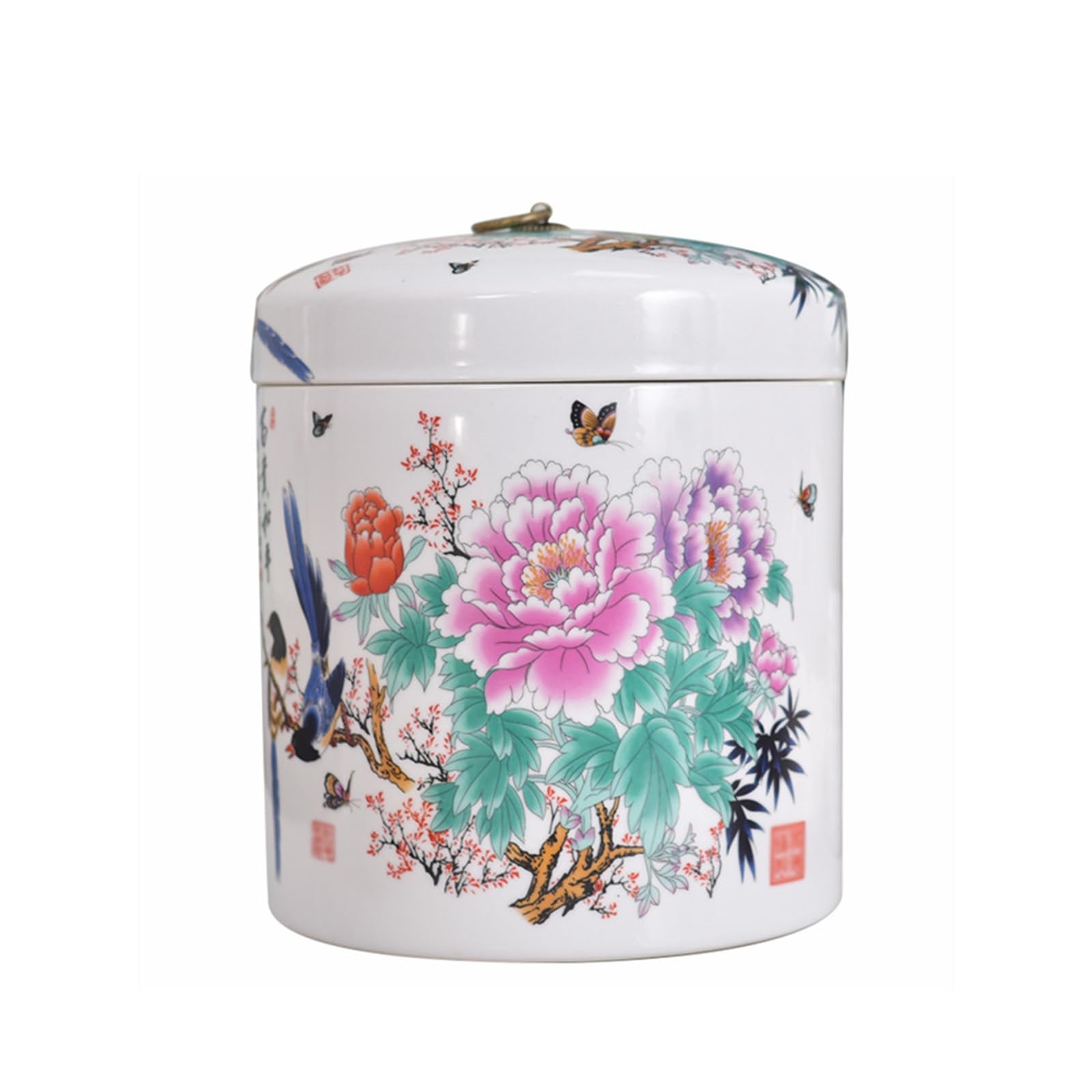 Ceramiczne przechowywanie ryżu, dozownik ryżu ceramiczny, słoik do przechowywania żywności, do przechowywania, mąki, cukier, kawa, ryż