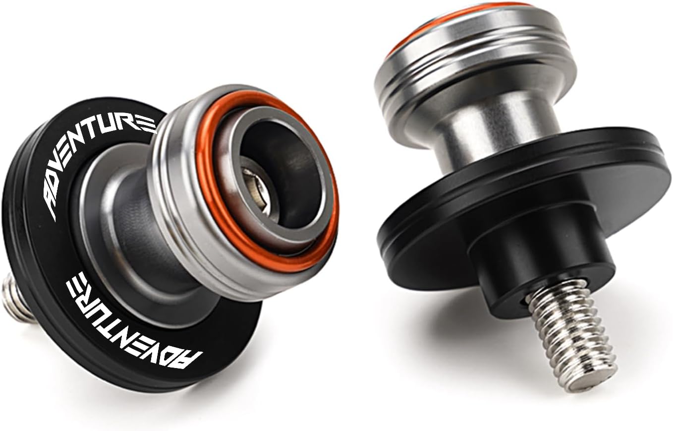 Compatible with KTM 390 790 890 1050 1090 ADVENTURE 2022-2024 2025 2026 CNC Motorcycle M10 Swingarm Spools Sliders Stand Screw (Orange)