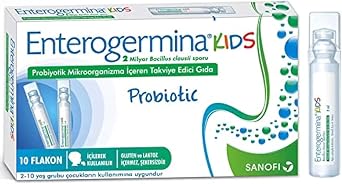Enterogermina Kids 10 Vials Probiotic Containing 2 Billion Bacillus Clausii Spores