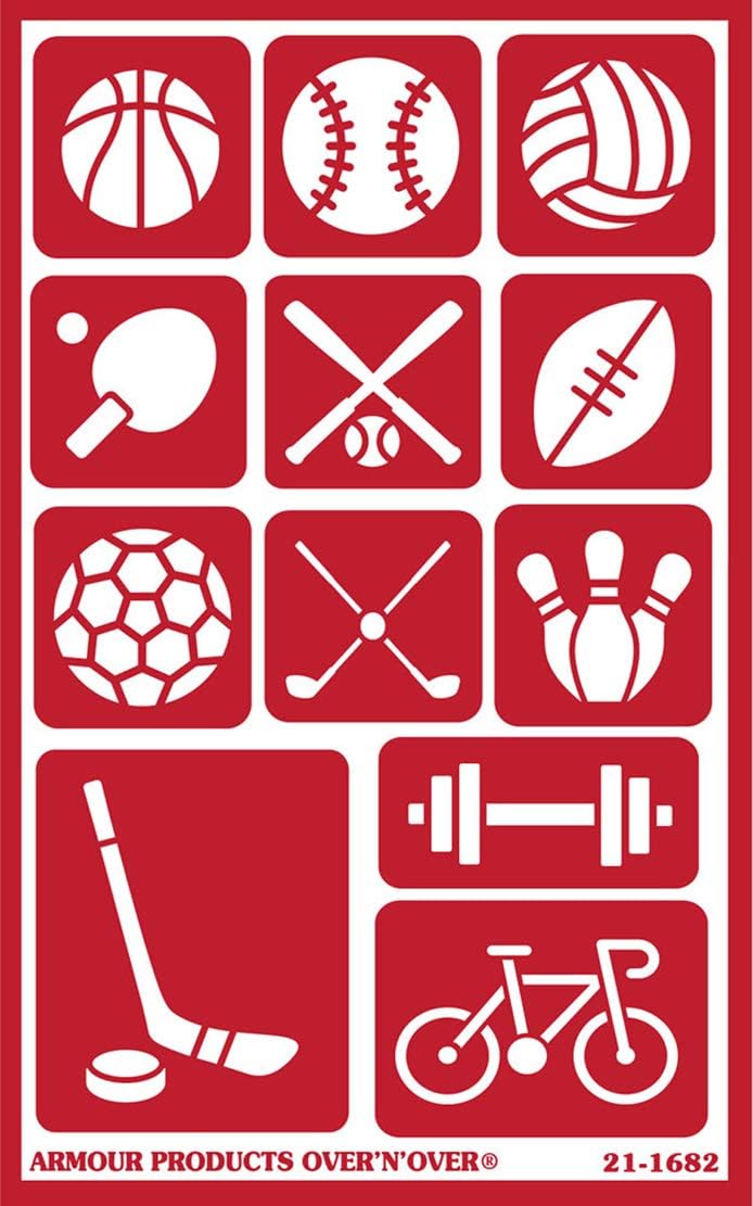 Over N Over Stencil Sports