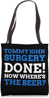 Elbow Injury Gifts Funny Tommy John Surgery Tote Bag