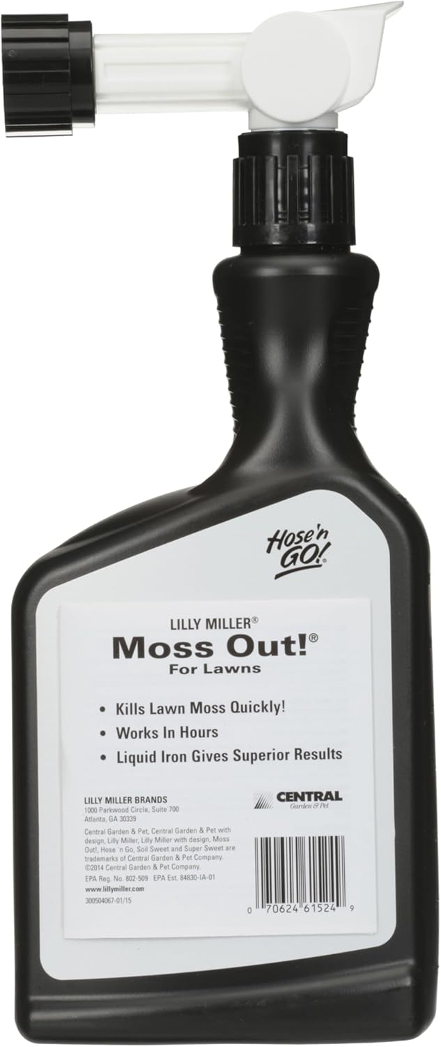 Lilly Miller Moss Out for Lawns Ready to Spray 32oz, 1-(Pack), Model:100503873