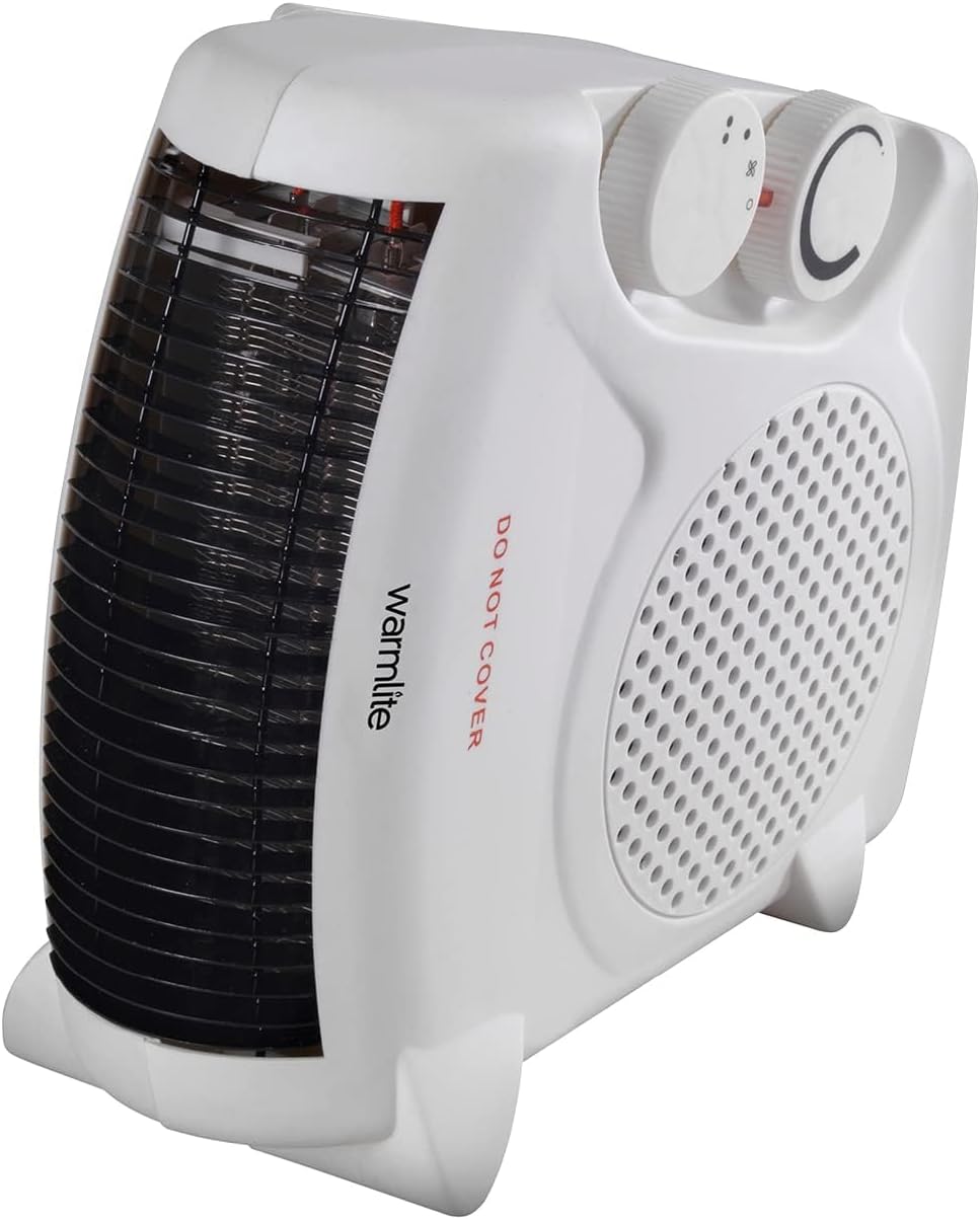 Thermo Fan Heater with 2 Heat Settings and Overheat Protection, 2000W (…