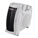 Warmlite Thermo Fan Heater with 2 Heat Settings and Overheat Protection, 2000W, White, WL44001 Upright Fan Heater