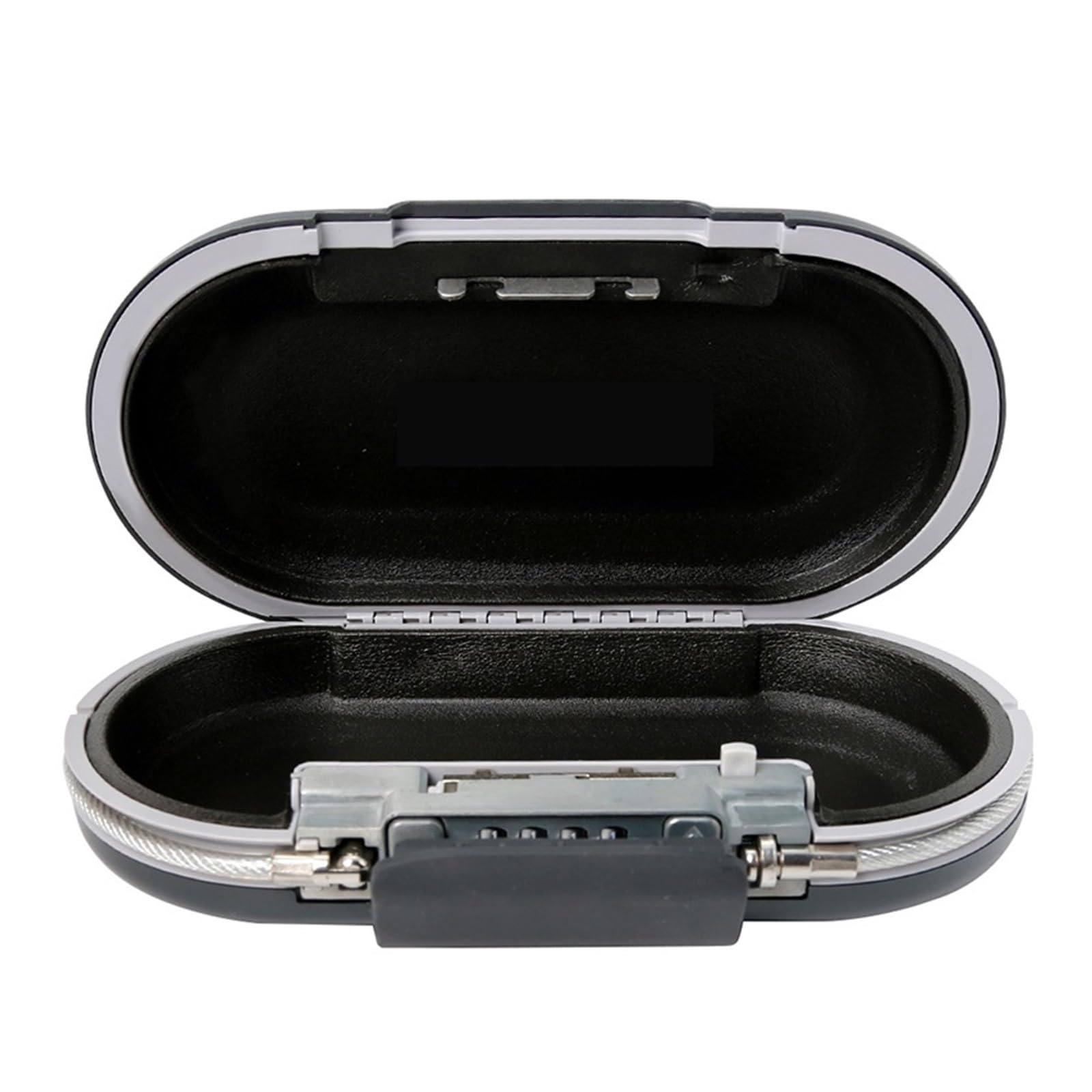 Caja fuerte para llaves al aire libre, Caja de seguridad, Mini combinación portátil Personal seguro contraseña bloqueo joyería efectivo tarjeta teléfono pequeñas cajas de almacenamiento con cable fijo