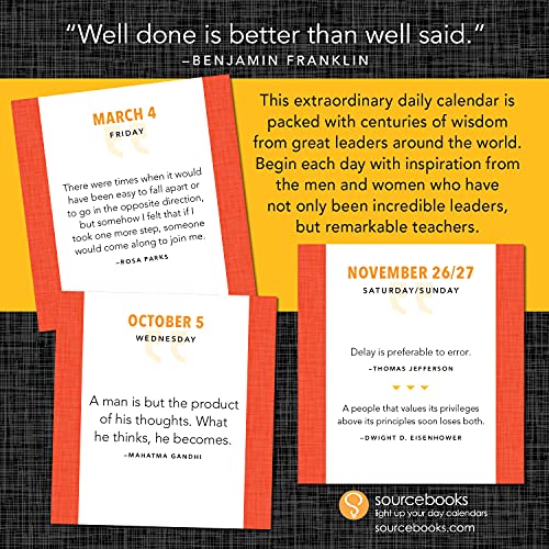 Great Quotes from Great Leaders 2022 Calendar
