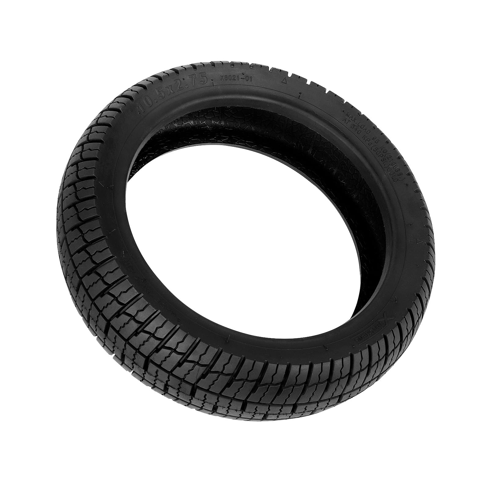 10,5 x 2,75 pneumatici tubeless per scooter elettrico Segway Ninebot P65 P100 P100su, pneumatici di ricambio da 10 pollici, pneumatici senza tubo, in gomma antiscivolo anteriore e posteriore, ruote di