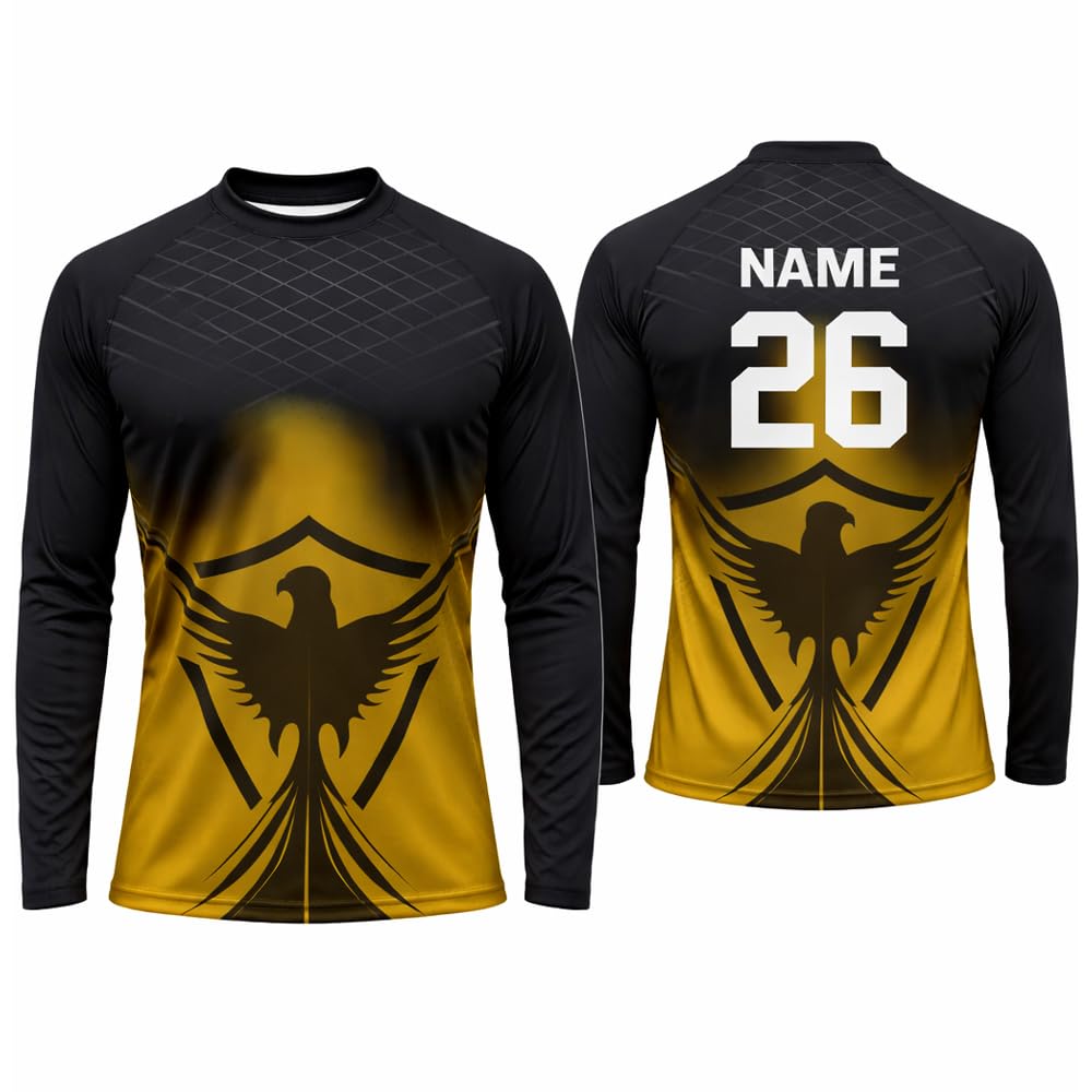 vendsy Custom Name and Number Full Sleeves Cricket Sports Jersey T-Shirt for Men & Boys-picture-37