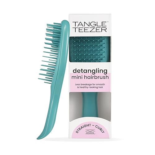 Vista 14 de Tangle Teezer Cepillo desenredante definitivo, elimina nudos y reduce la rotura, mini cepillo de pelo para viajes, manos pequeñas y todo
