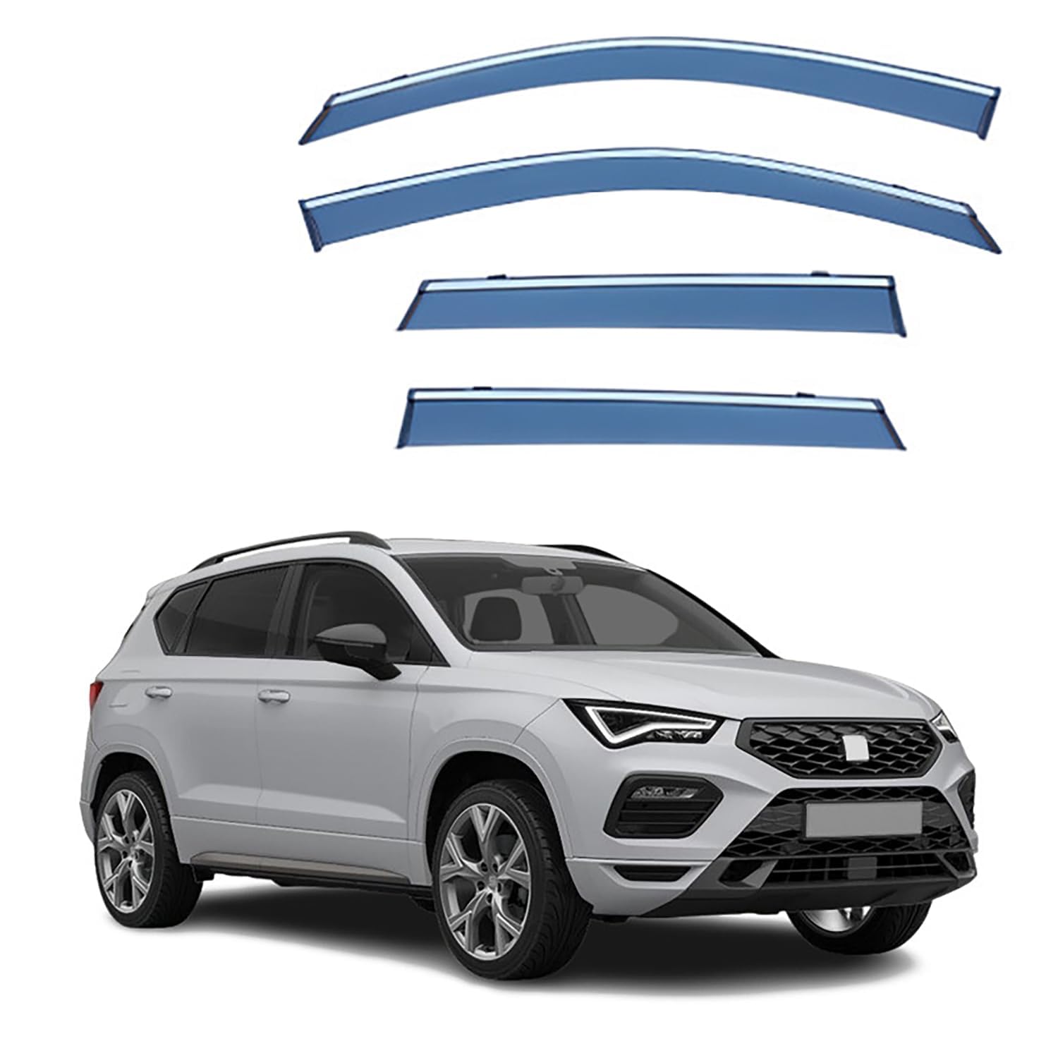 Déflecteurs de vent Seat Ateca pare-soleil pour longs trajets en famille