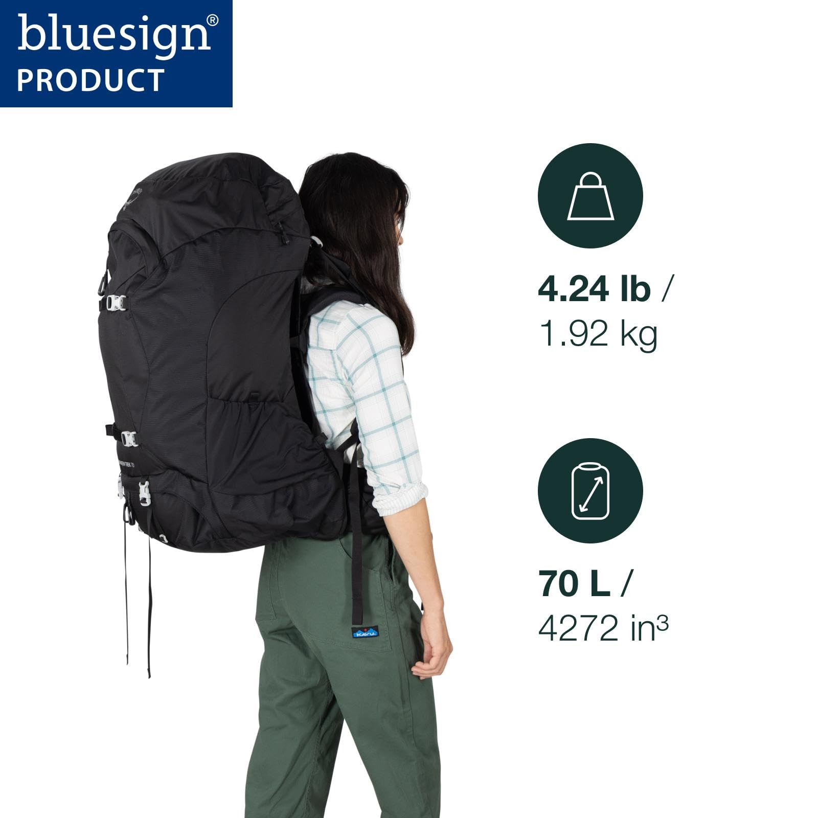 Osprey Fairview Damen-Trekkingrucksack, 70L, Black