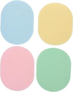 4 esponjas faciales portátiles, exfoliantes y...