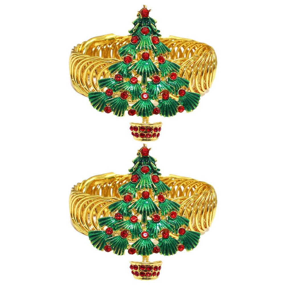 2pcs Christmas Curtain Tieback Buckle Festive Spring Holdback Decorative Carving Design Christmas Curtain Ties Drapes Modern Curtain Holdbacks Holiday Decor