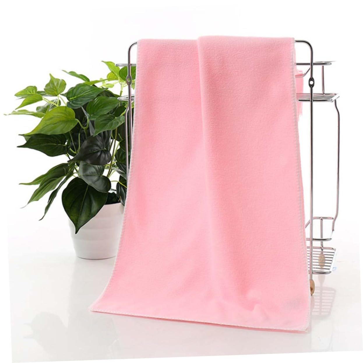 GALPADA 27pezzi Asciugamani Microfibra Per Auto Da Asciugatura Rapida e Assorbente Variati Blu Verde Caffè Rosa Scuro Rosa Giallo Bianco Per Pulizia e Lucidatura Auto e Superfici Delicate