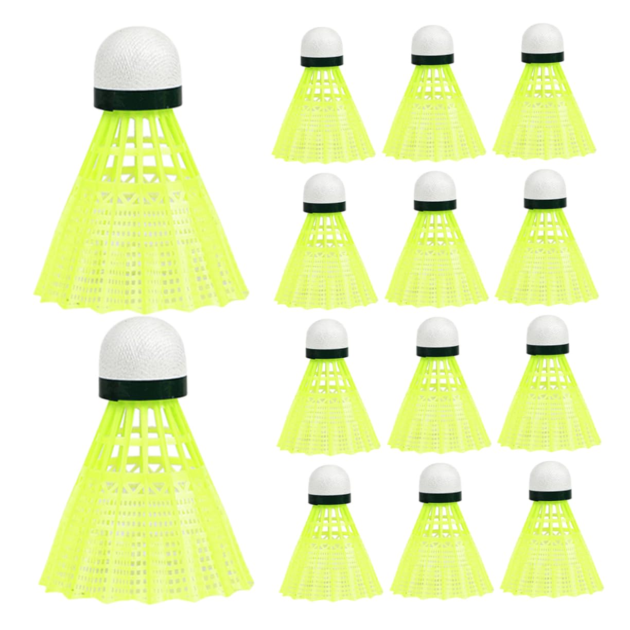 BCOATH High Speed Badminton Shuttlecocks 24 Pack Training Shuttlecocks Durable Plastic Badminton Birds for Boys and Girls Adults
