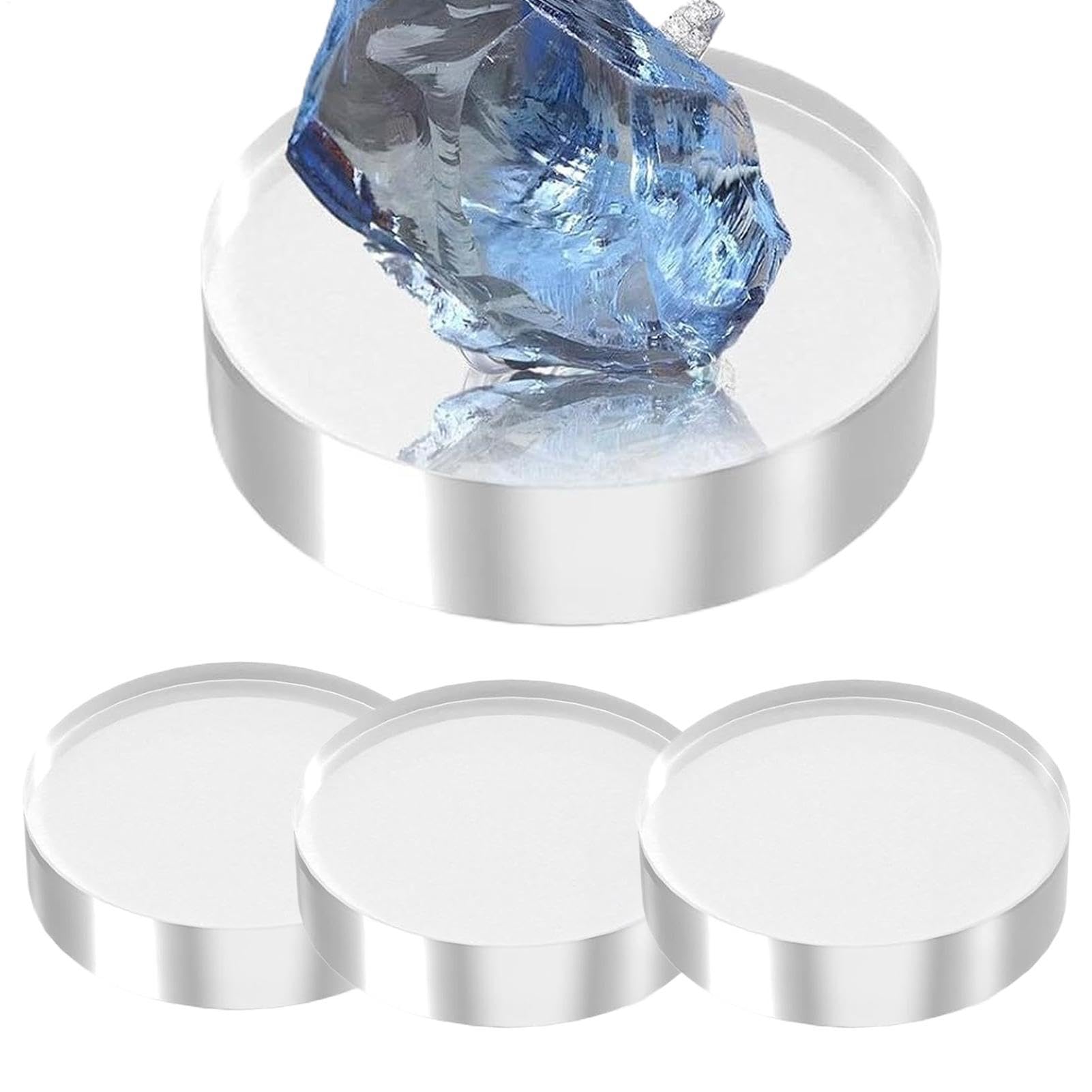 Support de présentation poli haut de gamme en acrylique pour joaillerie fine