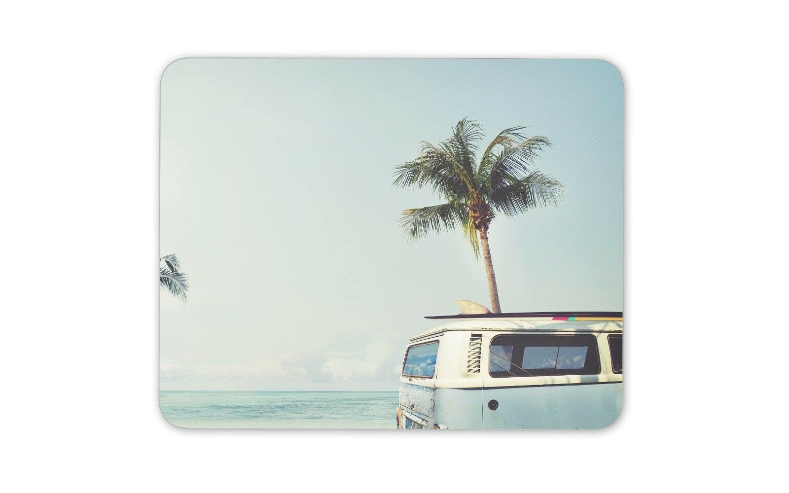 MIKKA Retro Camper Van Mouse Mat Pad - Surf Surfing Dub PC Computer #8394
