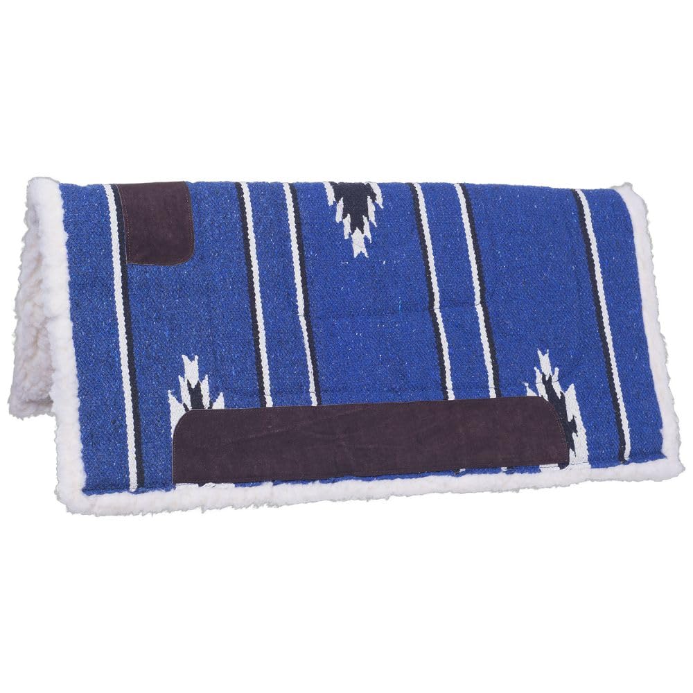 Tough 1 Square Saddle Pad with Fleece Bottom