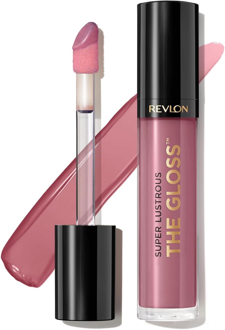 Revlon Super Lustrous The Gloss, Non-Sticky, High Shine Glossy Finish, Lightweight Moisture Enriched With Agave, Moringa Oil Capuacu Butter - Taupe Luster
