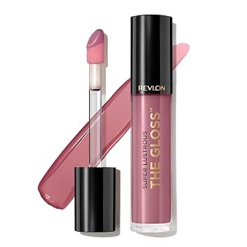 Revlon Super Lustrous The Gloss, Non-Sticky, High Shine Glossy Finish, Lightweight Moisture Enriched With Agave, Moringa Oil Capuacu Butter - Taupe Luster(306), 3.8ml