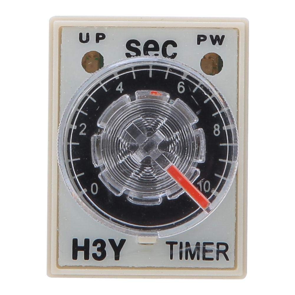 H3Y-2 Relé Temporizador DC12V AC 220 V 0-0-30 30 Sec Minuto 0-60 S 0 -60 Min Temporizador De Retardo 220VAC Relé De Tiempo Con Toma De Base - AliExprs