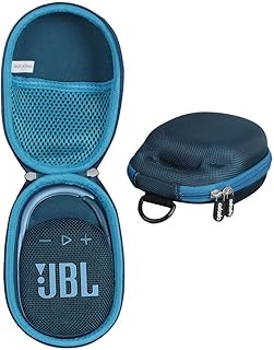 Adada Travel Case for JBL Clip 4 - Portable Mini Bluetooth Speaker (Dark Blue)