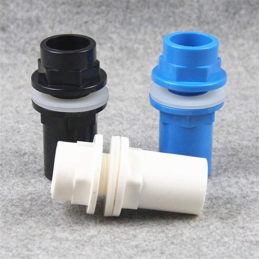 Raccordi filettati 20-50mm Connettori per tubi in PVC Addensare Connettore per tubo di drenaggio per acquario, Scarico da giardino Adattatore per tubo in UPVC Raccordi per tubi di alimentazione dell'a