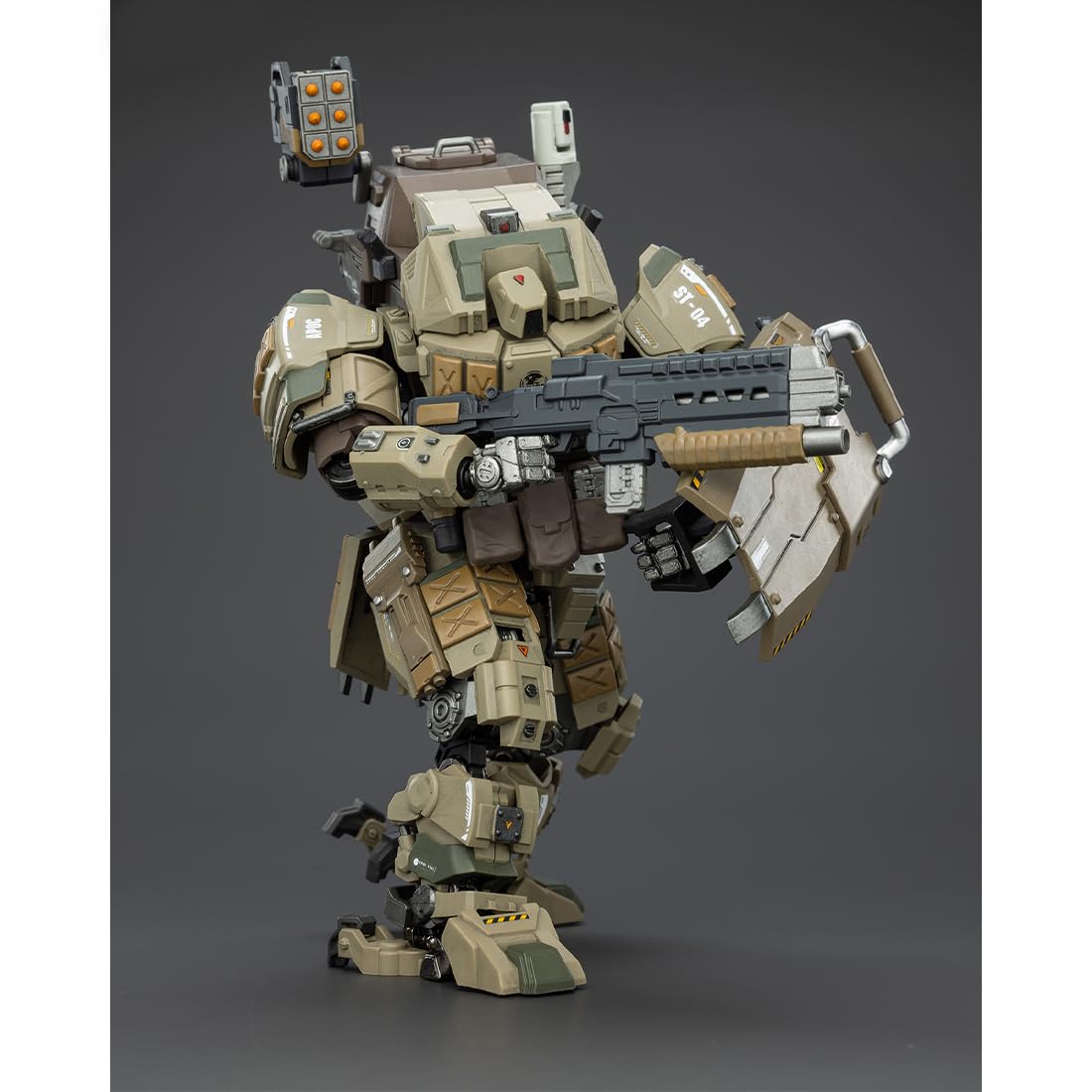 Figura de acción a escala 1/25, modelo militar mecha con articulaciones totalmente articuladas y desmontable, accesorios realistas para exhibición de escritorio, construcción de escenas