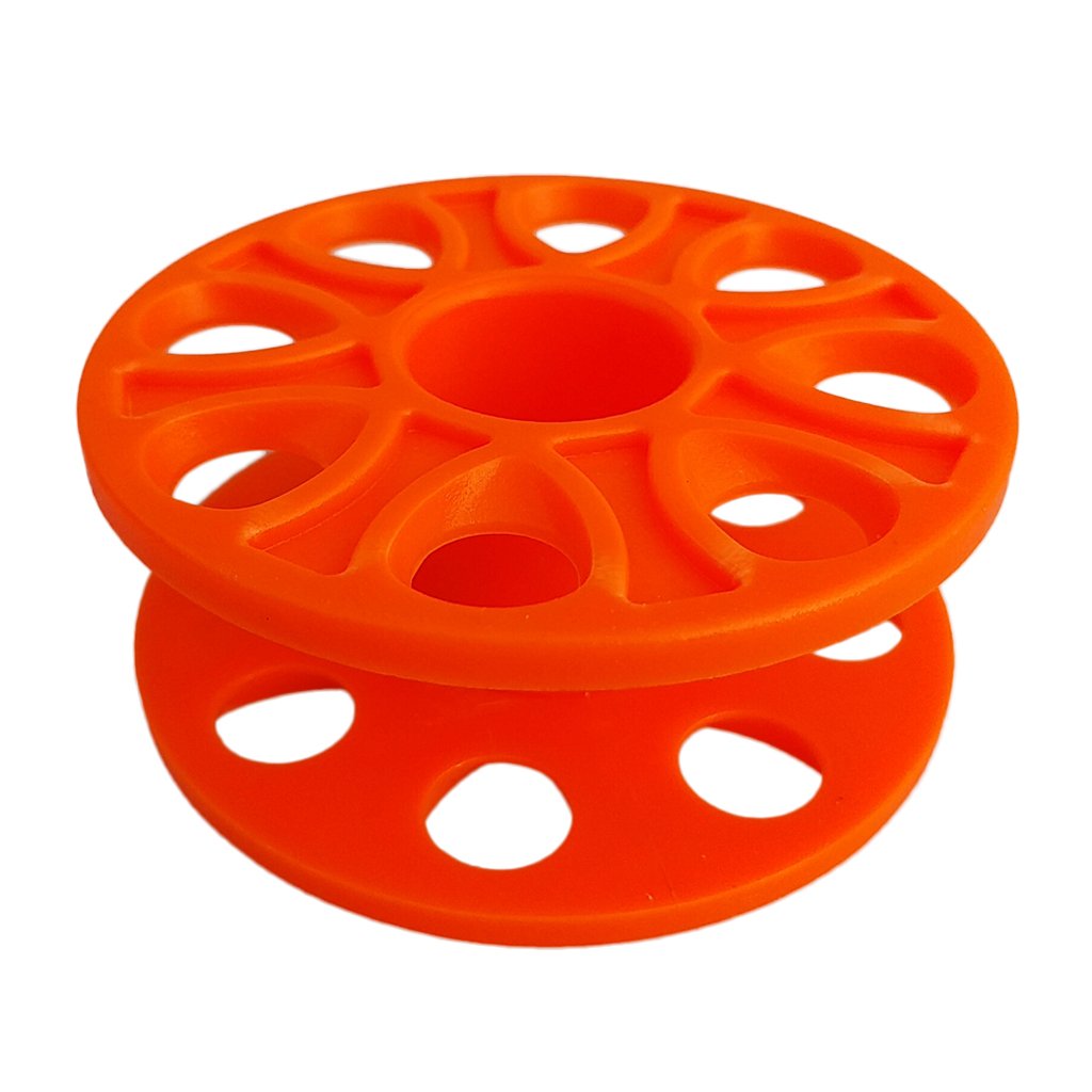 MagiDeal Bobine de Dévidoir Plongée sous-Marine Diving Spool Bobine de Ligne de Plongée en Plastique - Orange, comme Décrit