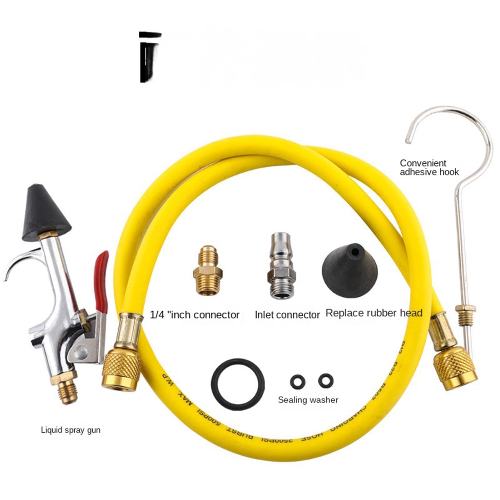 Kit de Lavado del AC Set para Limpieza de con Accesorios | Lavado De Línea AC Para Hvac Refrigeración Camión Coche Hogar Garaje