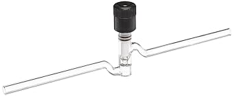 826500-0004 HI-VAC Straight Valve with PTFE Plug and Tip O-Ring, 0-4mm Bore Range