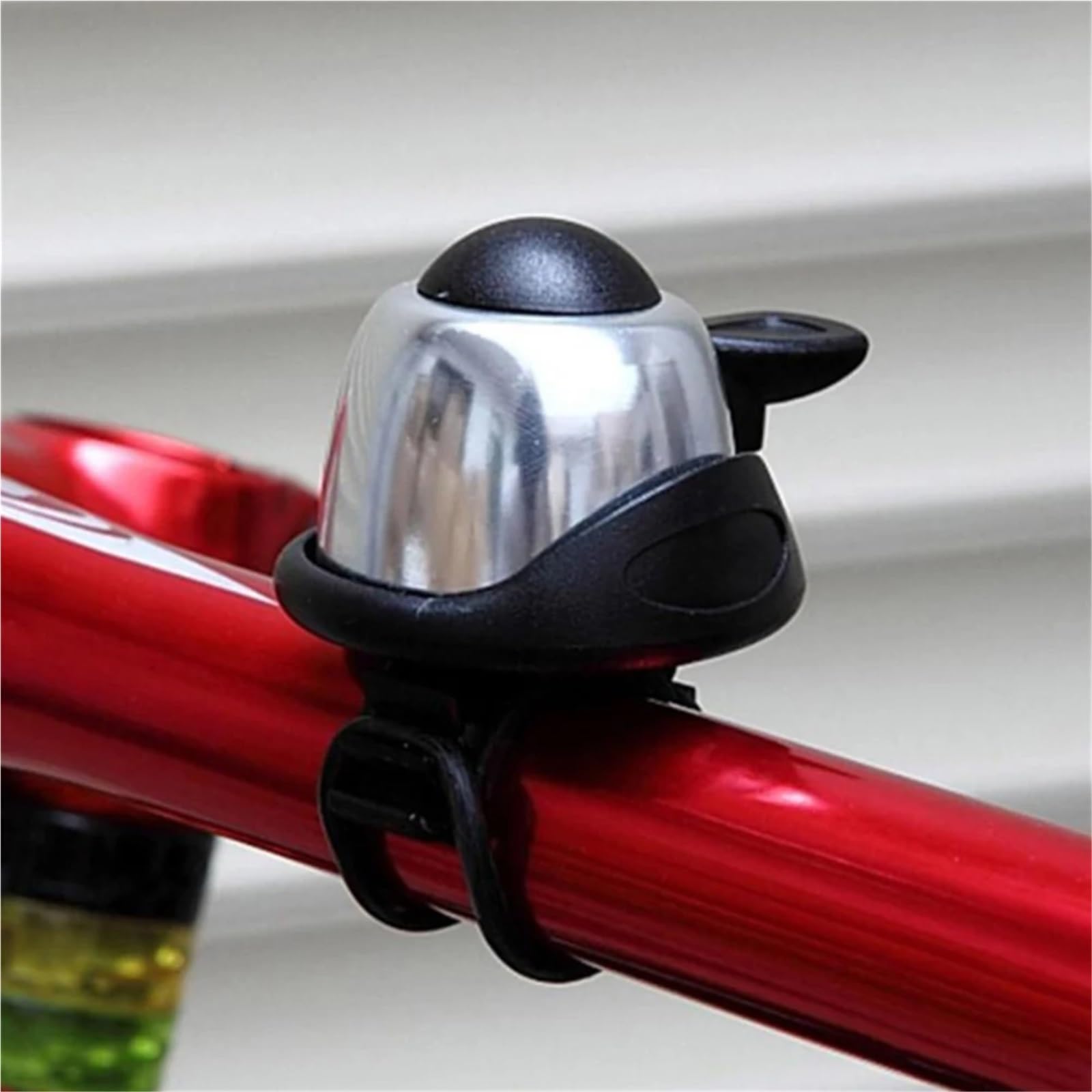 Campanello per bicicletta 8pcs bici da strada classico in alluminio regolabile di sicurezza elastico di avvertimento anelli di allarme bici corno bicicletta campana anello campane