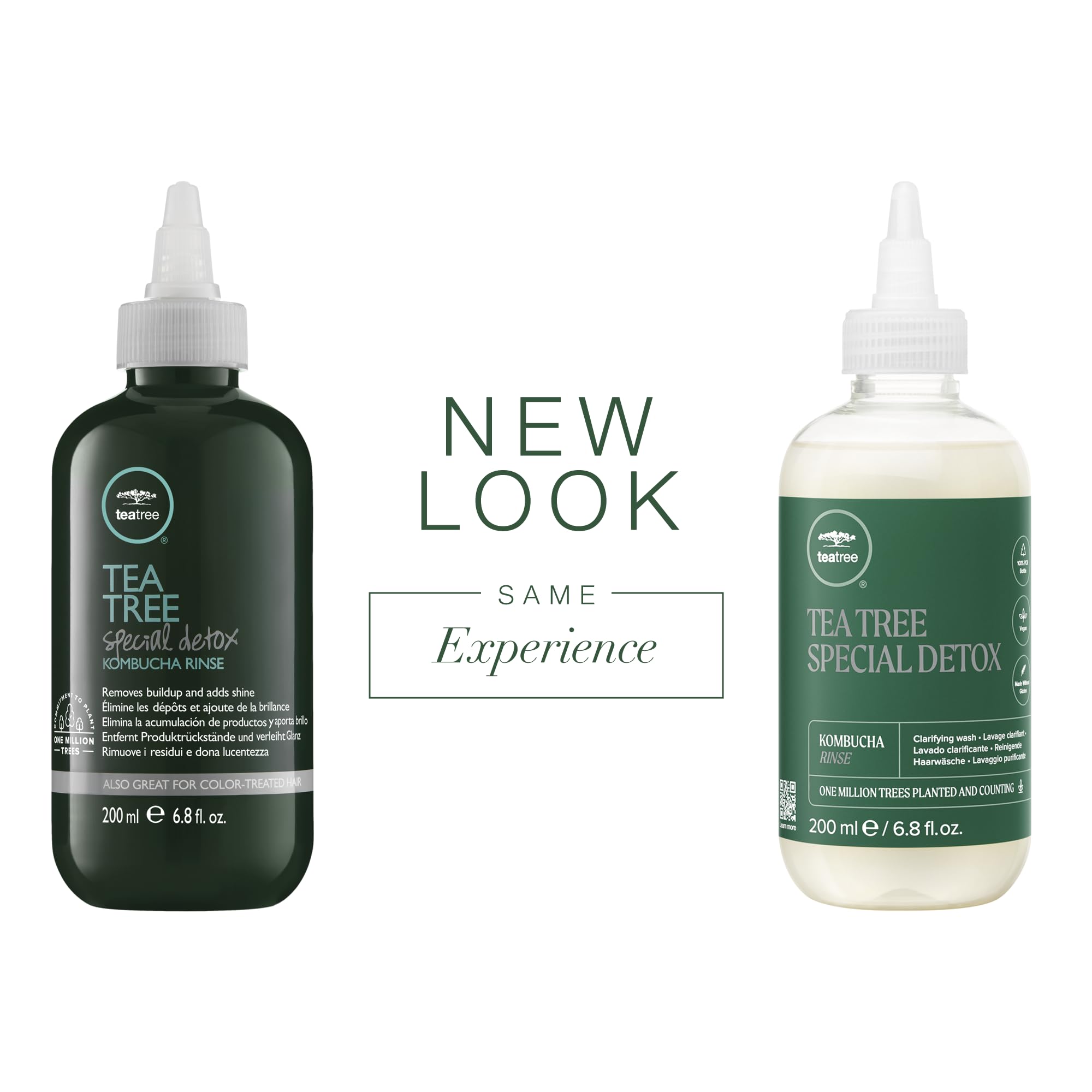 Tea Tree Special Detox Kombucha Rinse, Removes Buildup, Adds Shine, For All Hair Types
