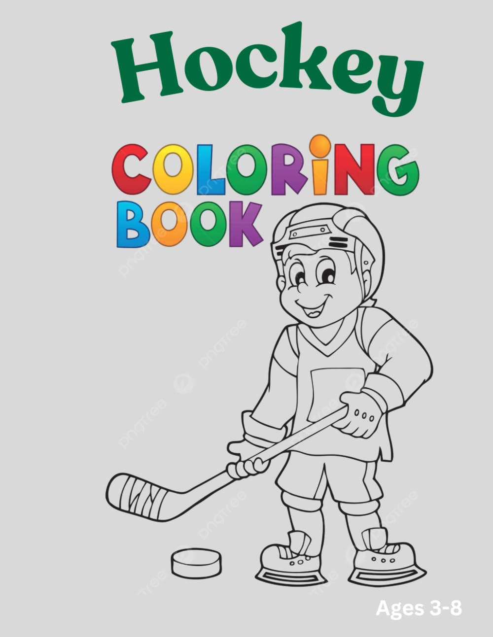 Hockey Colouring Book