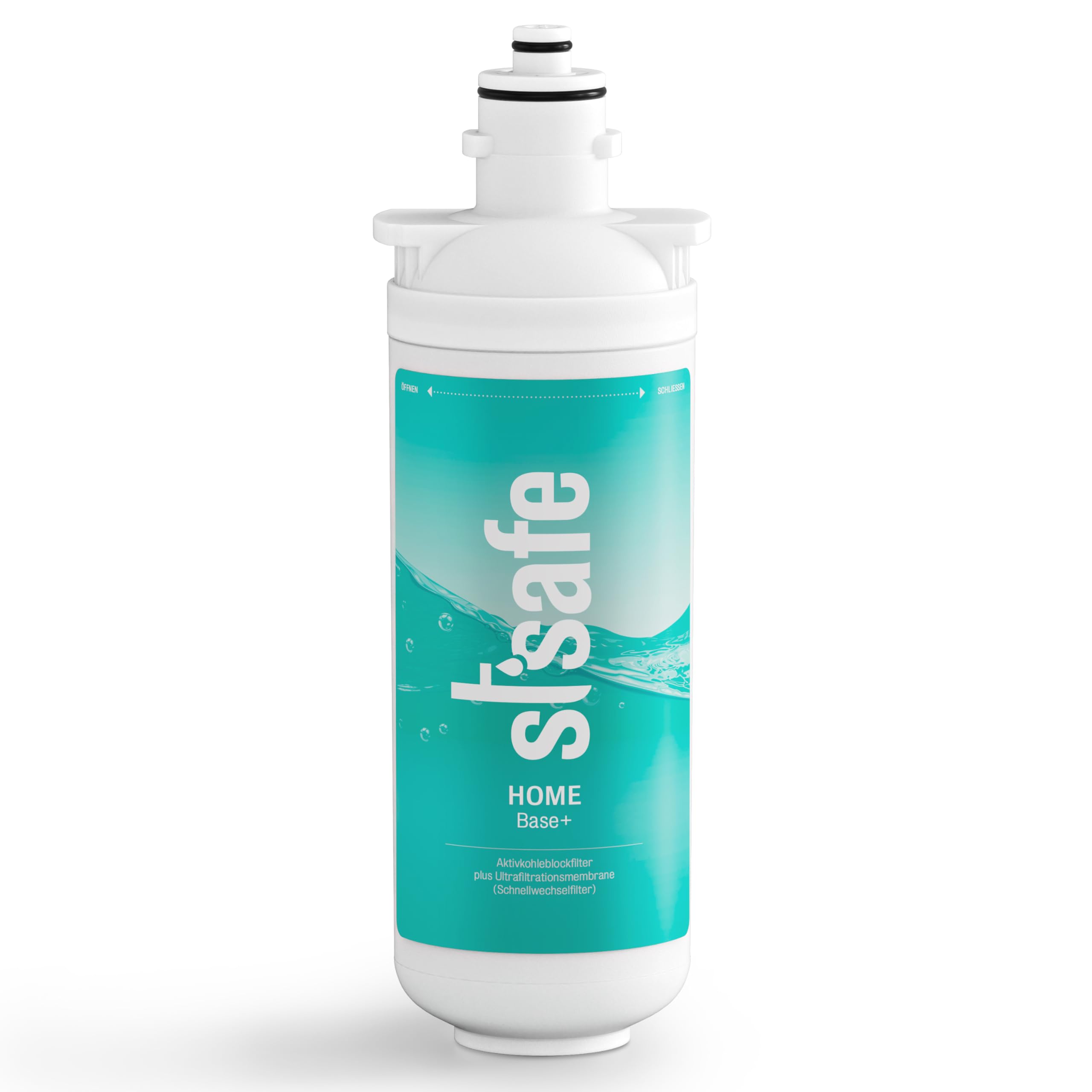 BASE+ Ersatzfilter | Untertisch Wasserfilter Ersatzkartusche passend zu den StSafe Filtern der HOME-Serie | Schnellwechselsystem I doppelte Filtration I Filtersystem Wasser I Trinkwasserfilter
