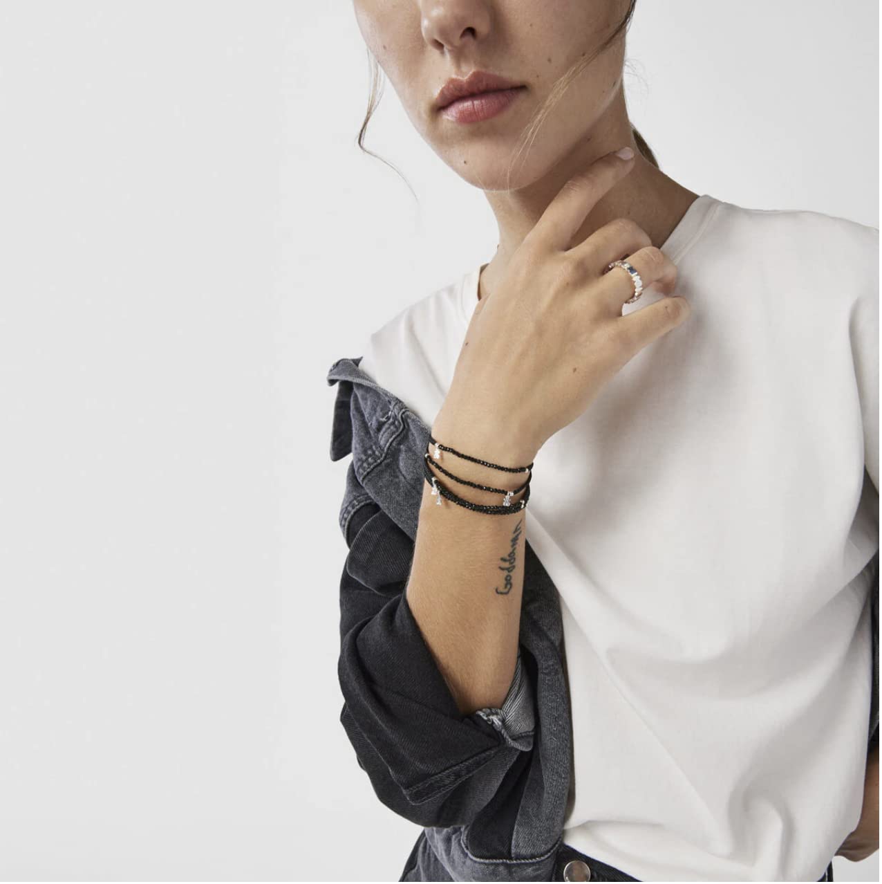 TOUS Damen-Spinell-Armband mit Sterlingsilbermuster, zart und elegant, Farbkollektion