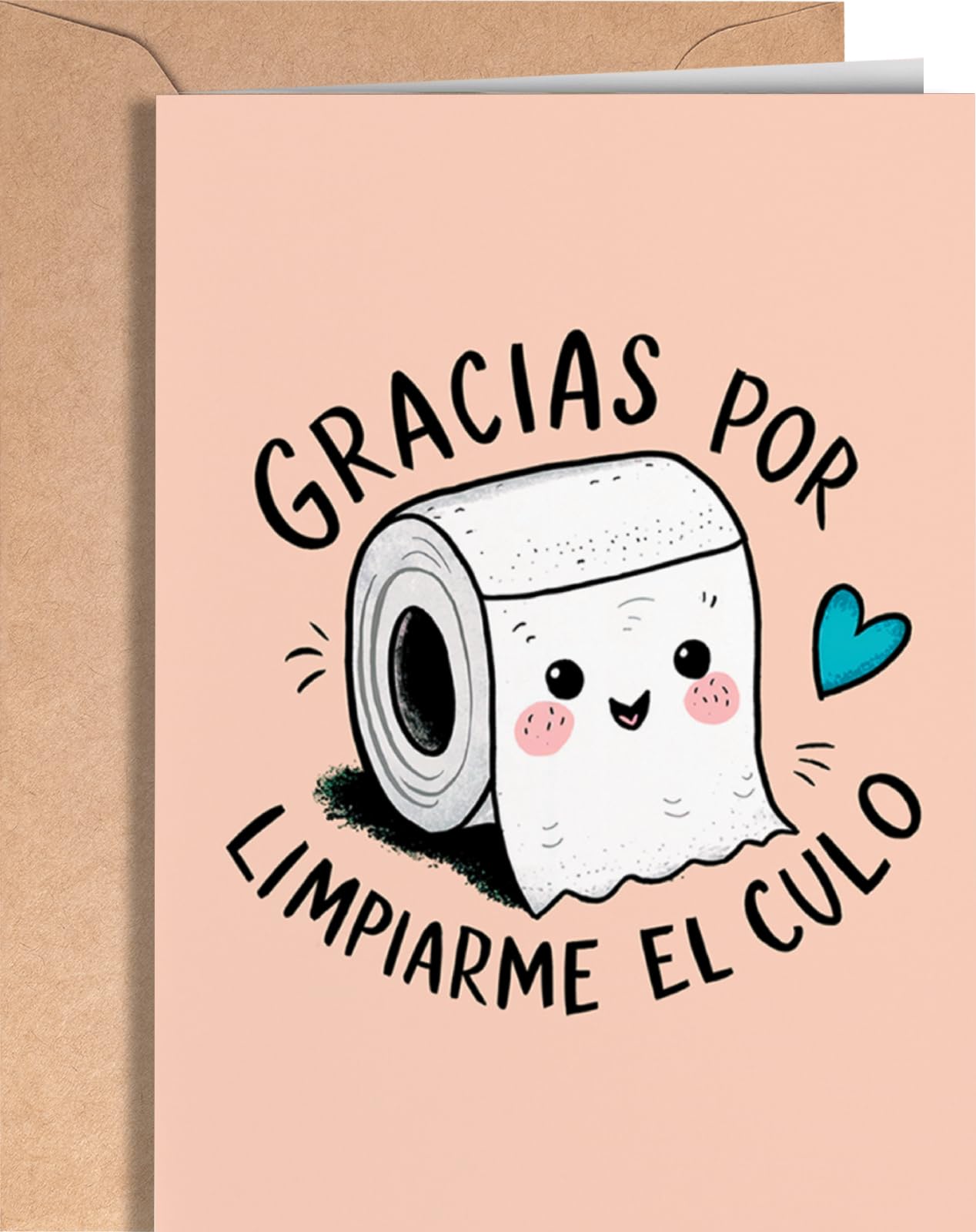 Tarjeta Felicitación Mamá o Papá - Tarjeta Felicitación del Día del Padre o Día de la Madre - Postal Gracias Papá Mamá - Tarjeta Divertida para Cumpleaños - Limpiarme - EU 17 - Greeting Cards