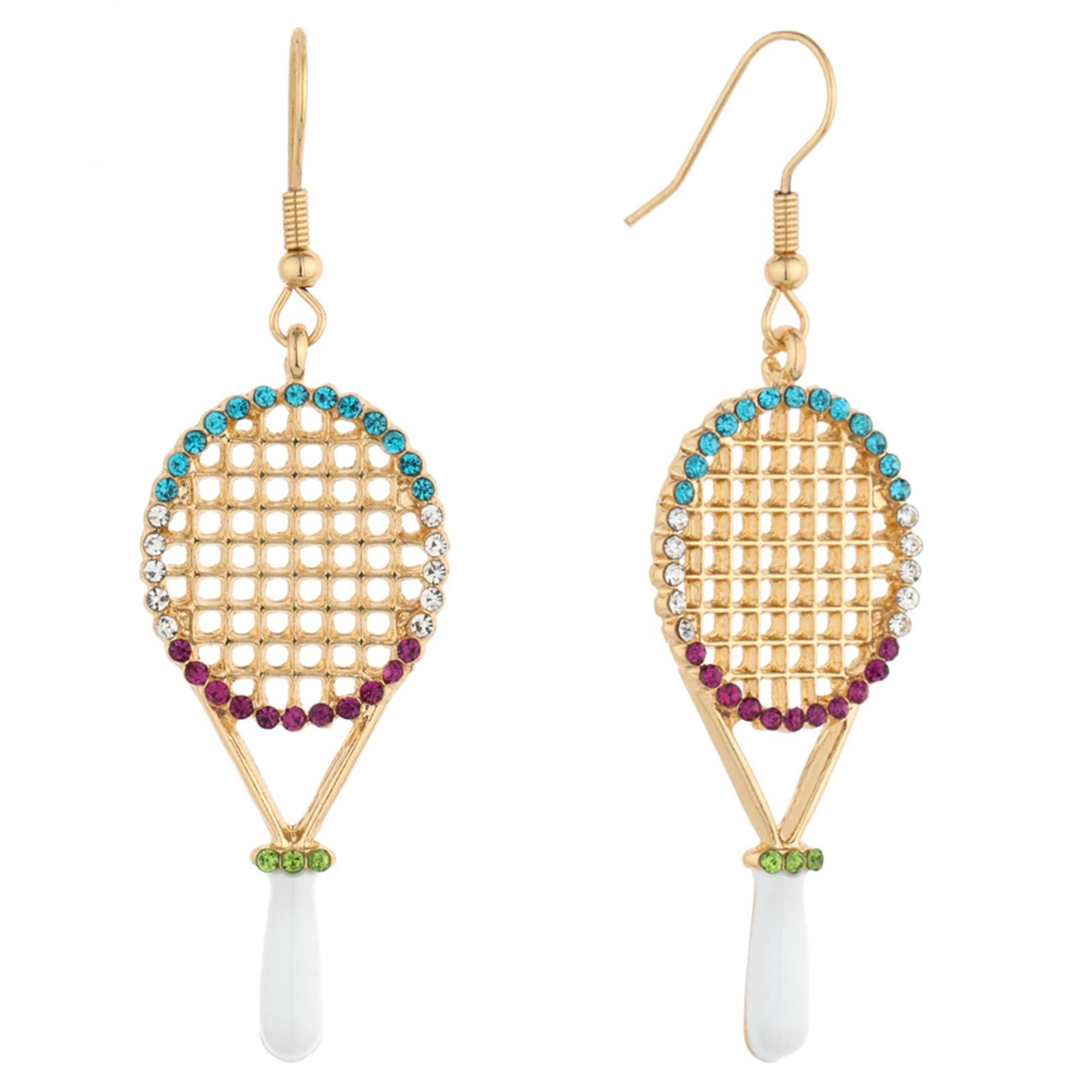 Madison Tyler Sport Earrings for Women | Golf Carts Pickleball Football Tennis I love Rugby Earring | Cute Statement Earrings for Women | Game Day