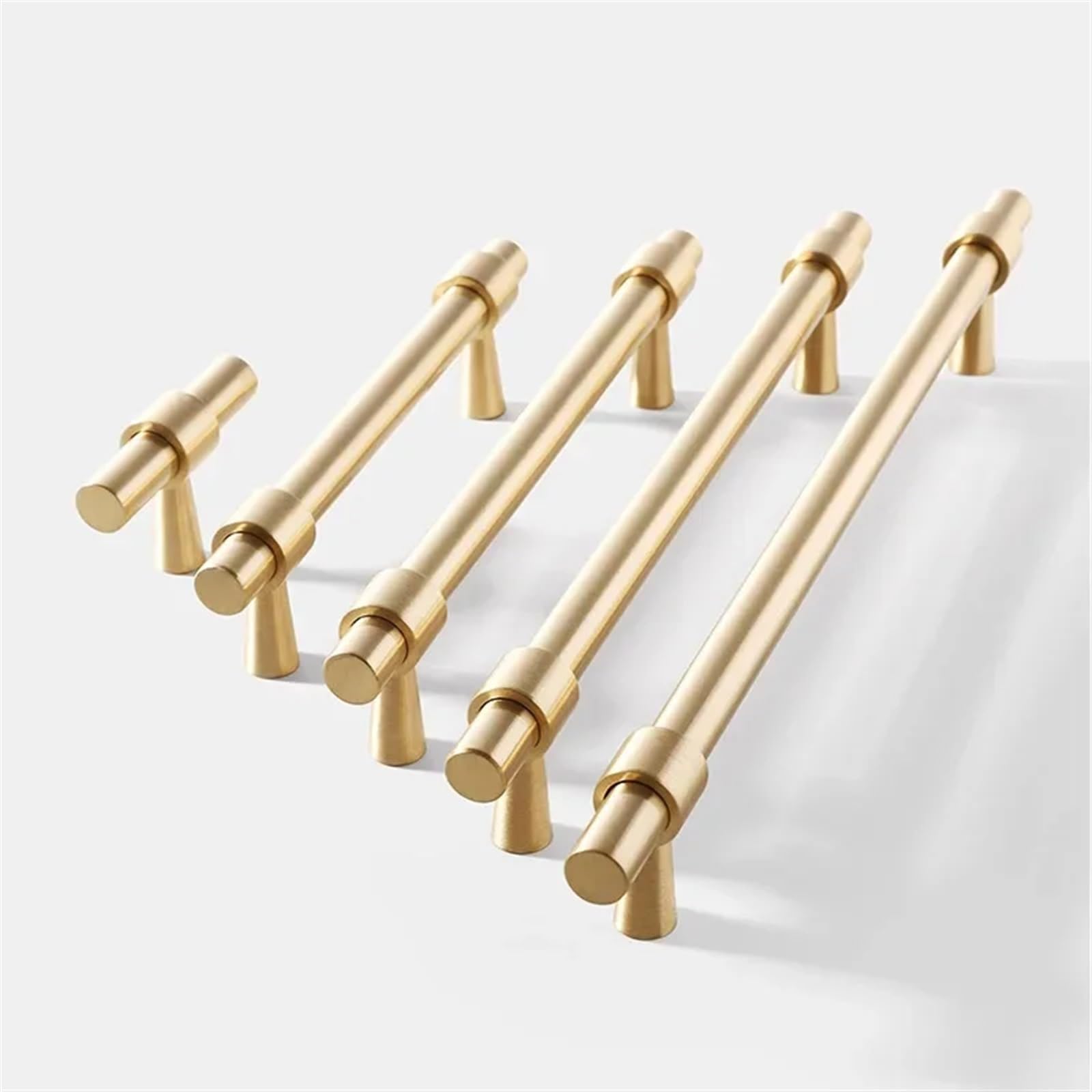 Acldoyyv Brass Gold 96Mm Solid Brass Gold Cabinet Handles Desk Drawer Pull Furniture Door Knob For Drawer Knob Hardware Handles For Cabinets And Drawers 1Pcs (Color : )