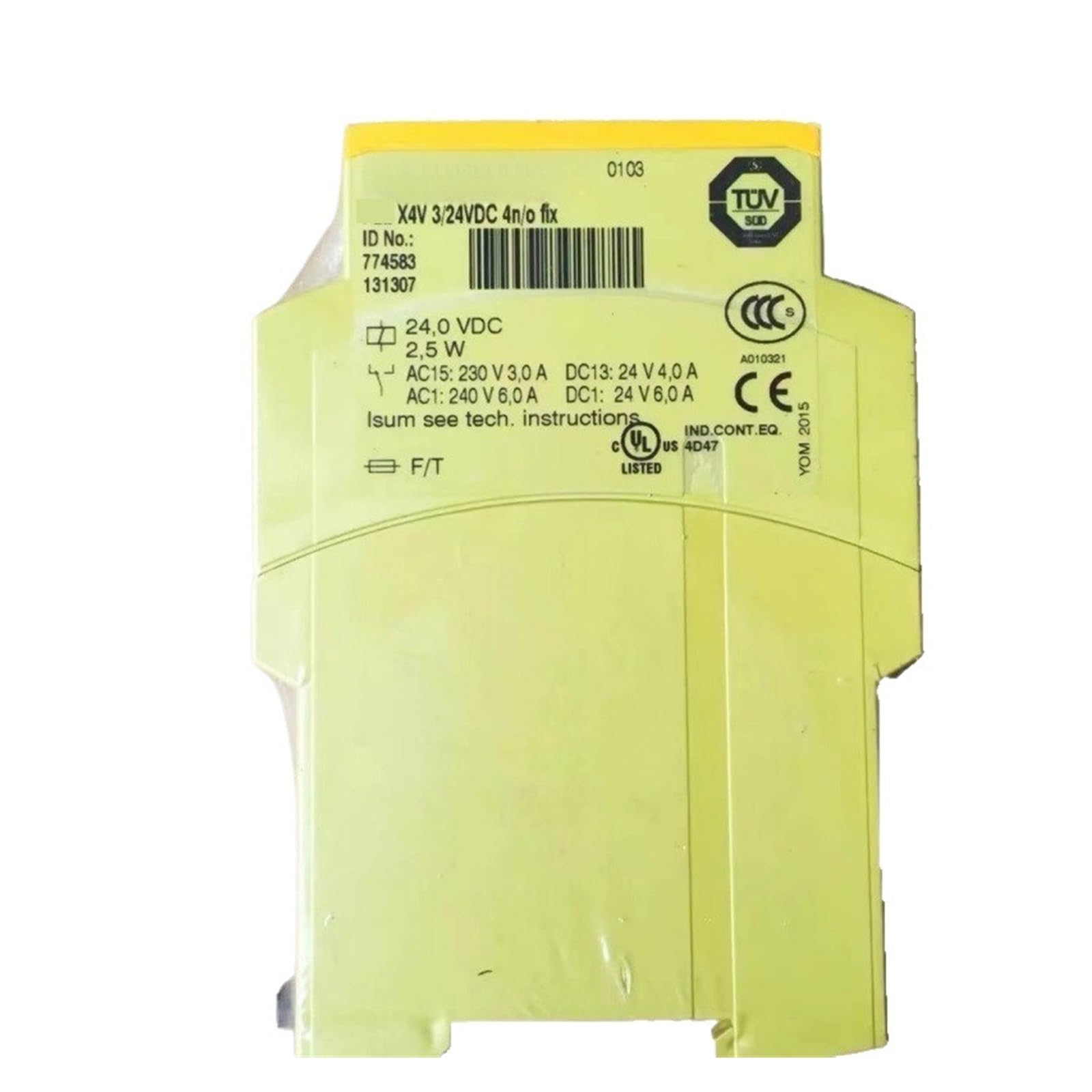 ZVQYSGIW X4V 3/24VDC 4n/o 774583 Relay Module