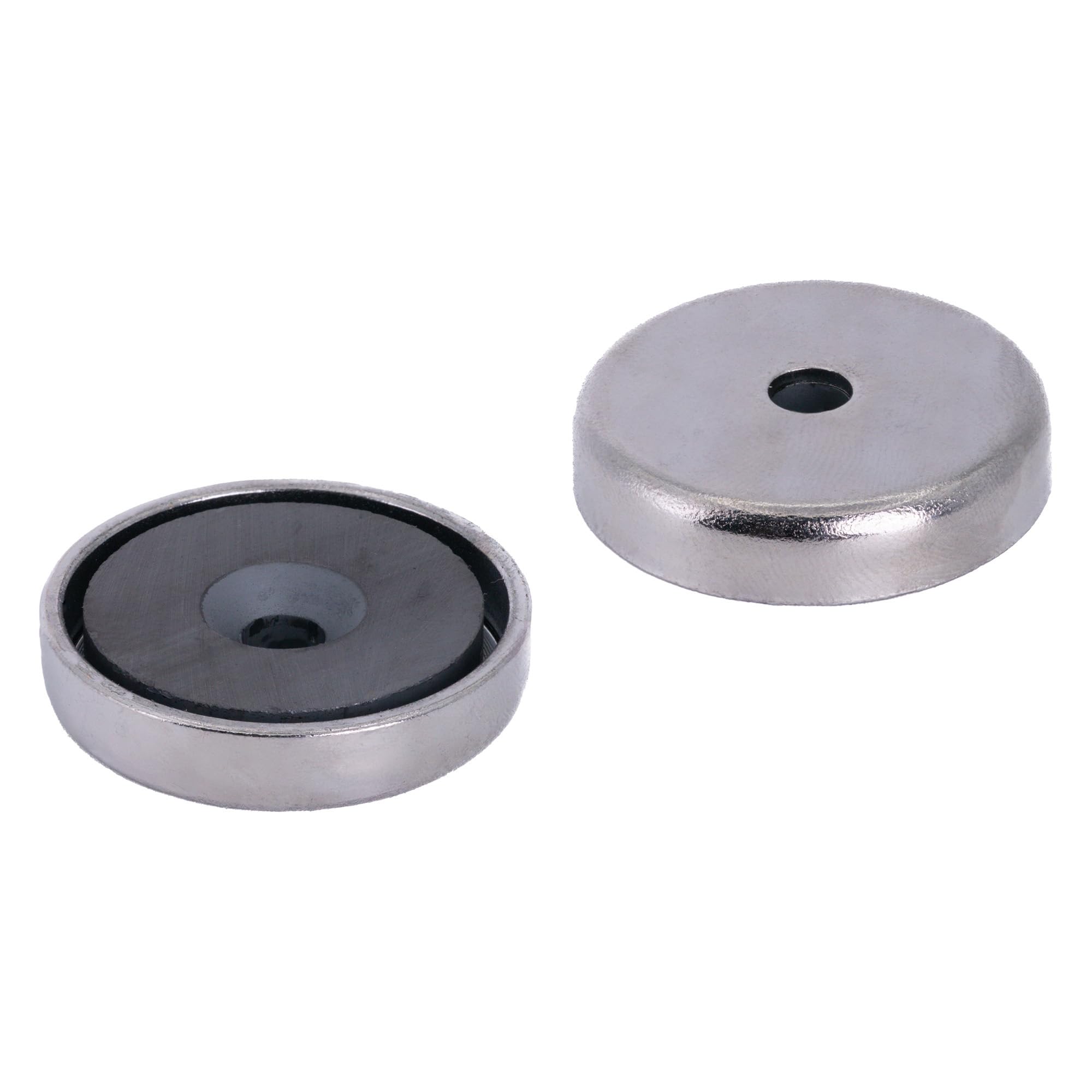Ferrite Y30BH Pot Magnet for Arts, Crafts, Model Making, DIY, Hobbies, Office, and Home - 32mm dia x 7mm thick x 5mm c/sink - 6.9kg Pull