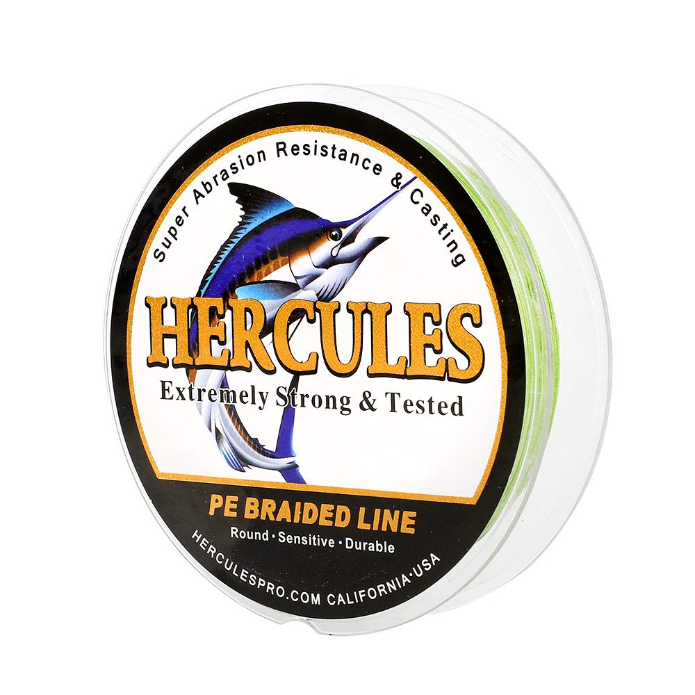 HERCULES Super Cast 300M 328 Yards Braided Fishing Line 30 LB Test for Saltwater Freshwater PE Braid Fish Lines Superline 8 Strands