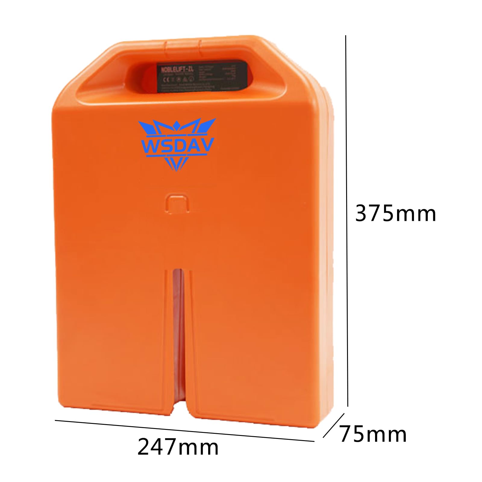 Batteria LiFePO4 da 24V 20AH o 36AH, Batteria al Litio Ferro fosfato da 48V 20AH con Maniglia per Motori da 500W, 850W e 1000W.