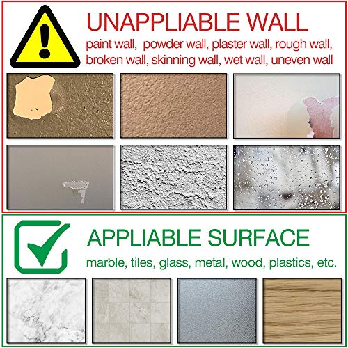 Double Sided Tape Heavy Duty, Multipurpose Mounting Tape Removable Nano Tape Adhesive Grip, Washable Sticky Wall Tape Strips Transparent Tape Poster Carpet Tape for Home & Office