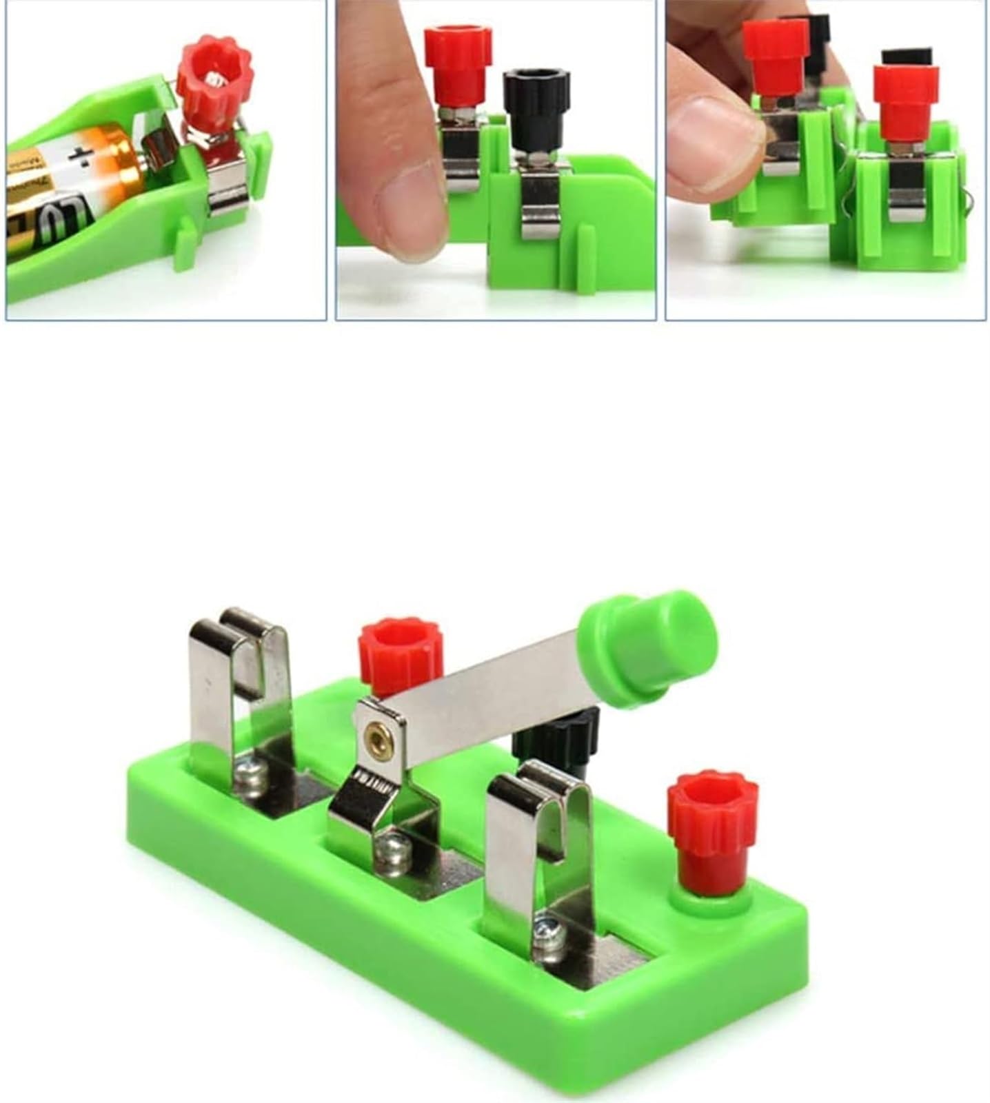 Experimentierausrüstungskasten, Lehrinstrument, Wissenschaftlicher Experimentierkasten for Die Mittelschule, Schaltungsexperiment, Elektrizitätstest, Elektromagnetische Physik, Wissenschaft