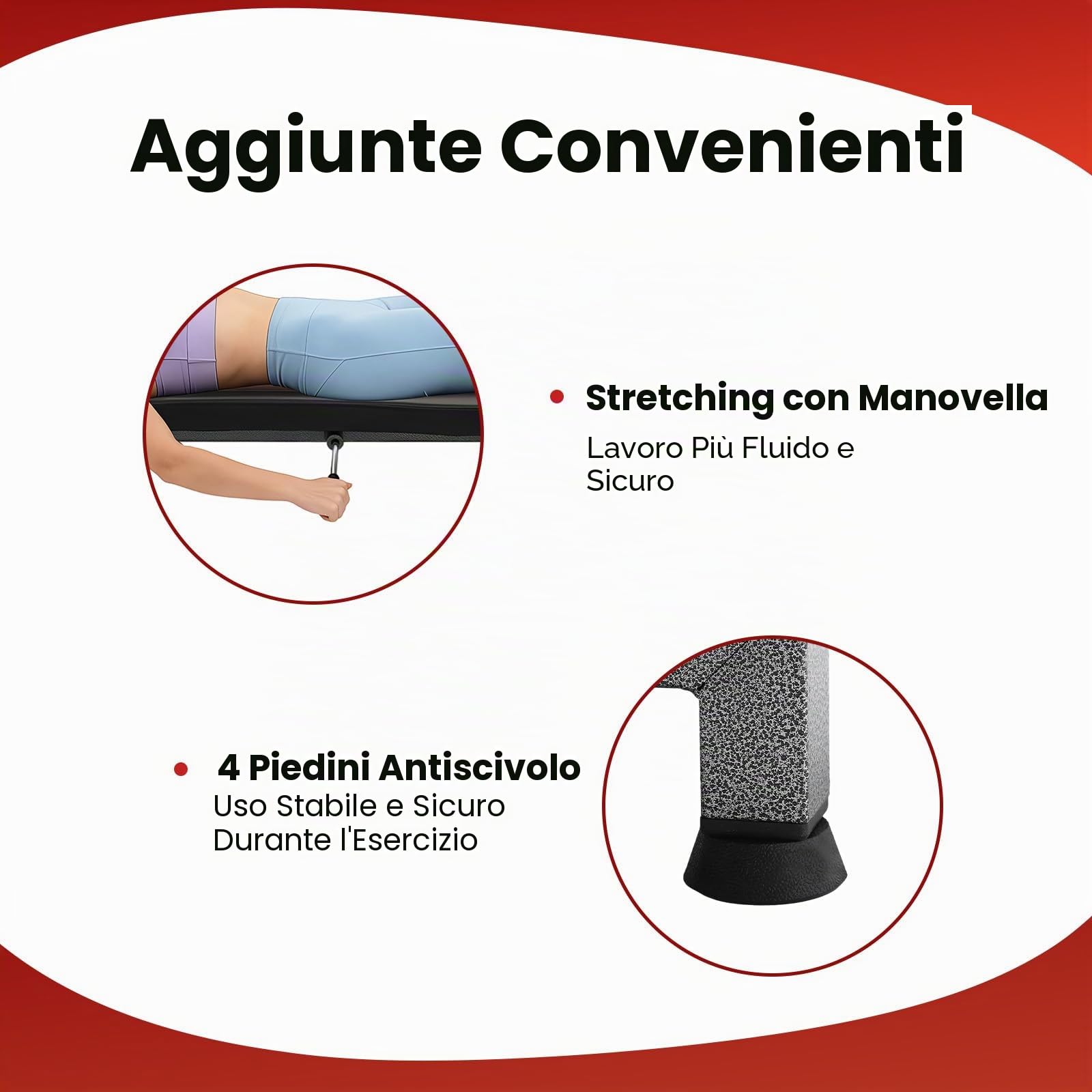 Tavolo da inversione a trazione per la schiena, per la casa, il dolore lombare e la decompressione della colonna vertebrale con portata massima di 150 kg