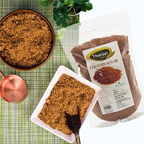 Image of Thanjai Natural 5kg Sugarcane Jaggery Powder /Country Brown Sugar /Naatu Sakkarai / - Organically Processed 100% Natural